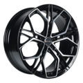 8,5x20/5x120 ET45 D59,5 FA8534 Gloss Black Machined Face (ZJH)