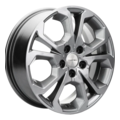 6,5x17/5x108 ET33 D60,1 KHW1711 (Chery Tiggo 7pro) Gray