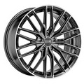 10x20/5x112 ET19 D75 Gran Turismo HLT Star Graphite Diamond Lip